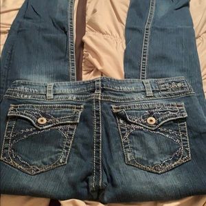 Silver Bootcut Jeans!